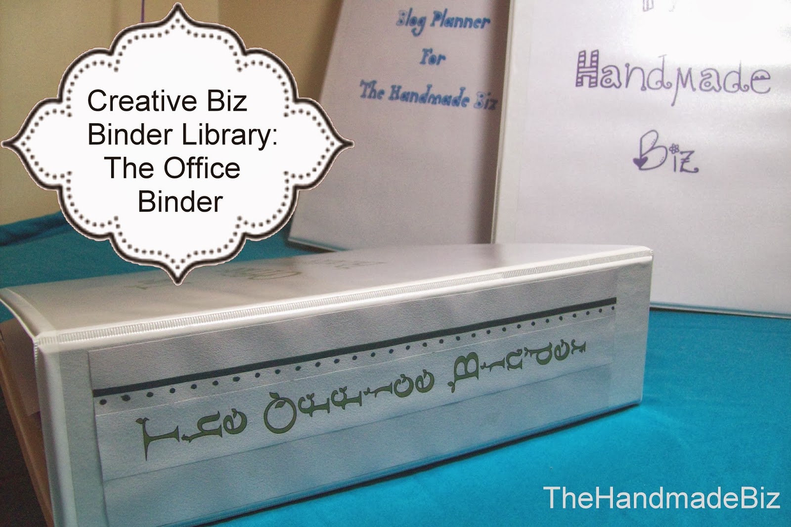 The Handmade Biz The Office Binder Creative Business Binder Library