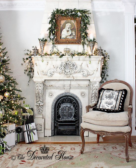 The Decorated House ~ Christmas Mantel 2014