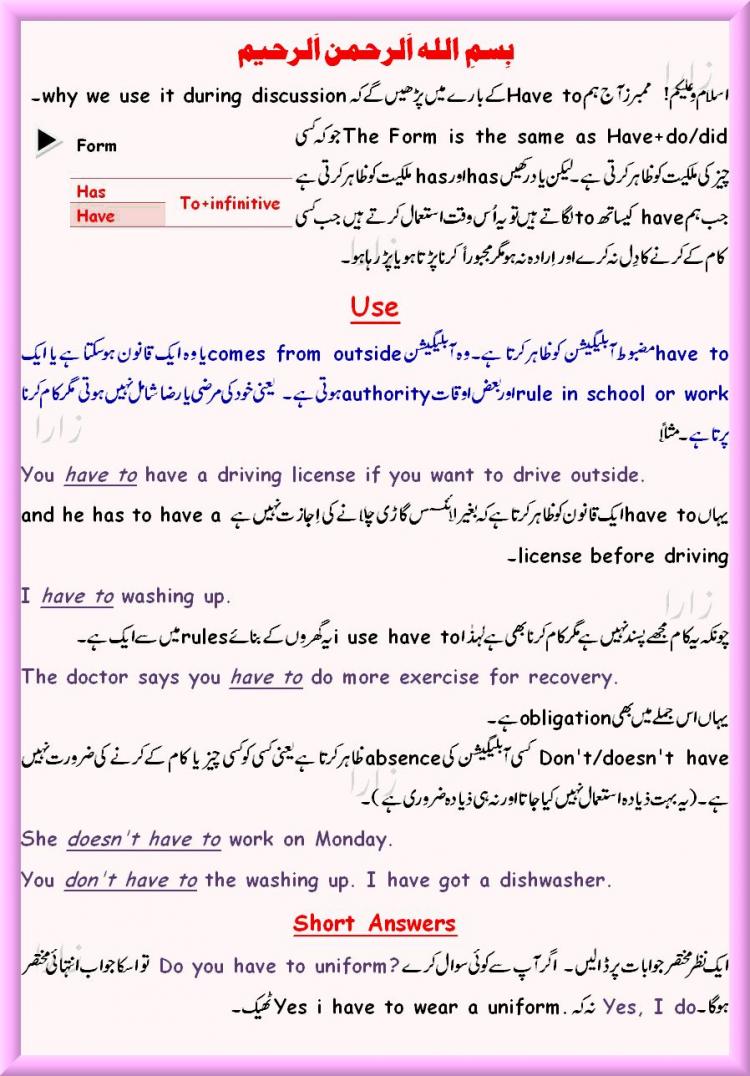English Learning Course in Urdu English Learning in urdu page 38