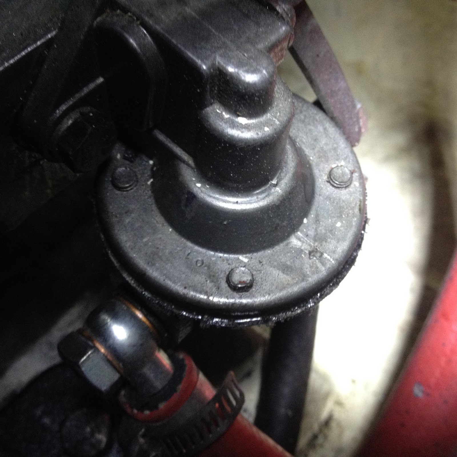 S/V Johanna Rose Replacing a broken fuel pump