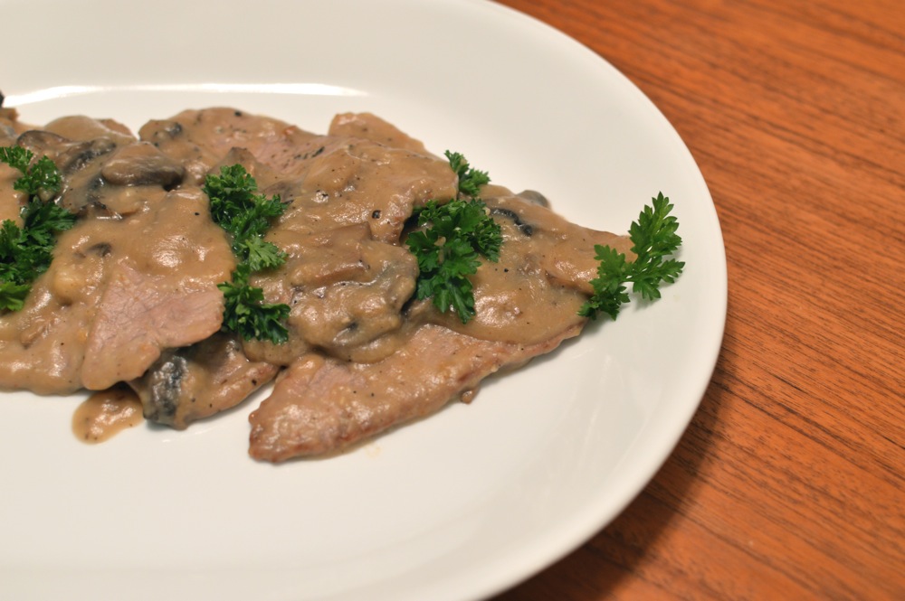 kitchen frolic veal scaloppine with mushroom marsala sauce