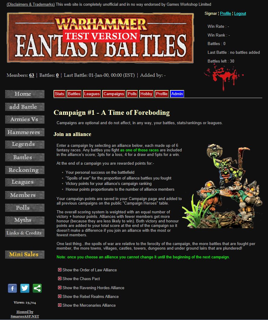 Warhammer Fantasy Battle Tabletop Gaming Warhammer Fantasy Battles