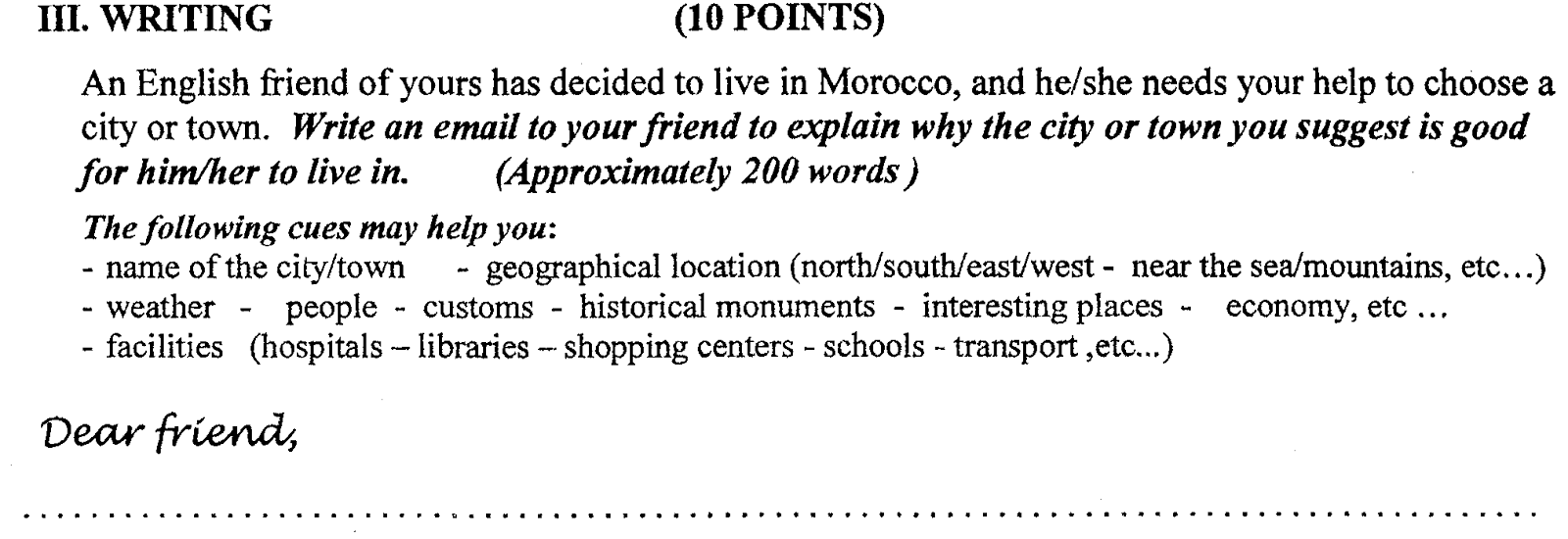 What an essay needs image