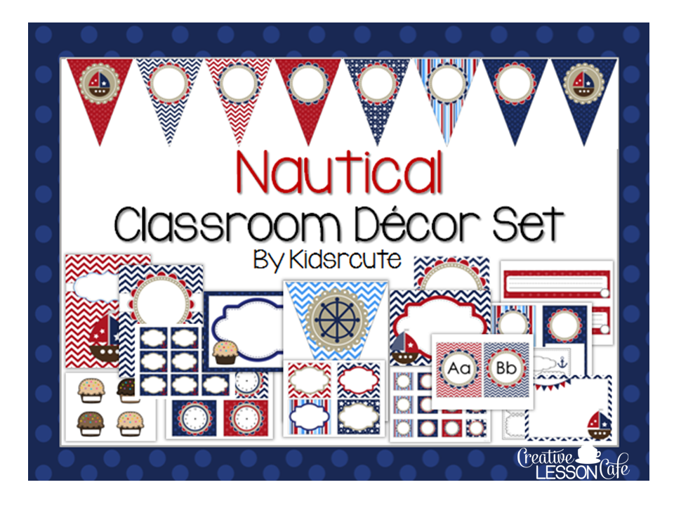 Classroom Tour with lots of FREEBIES!  Nautical classroom, Classroom tour,  Classroom