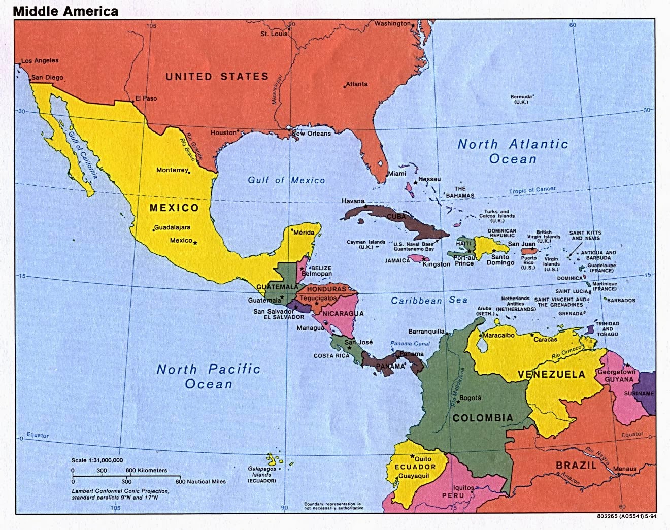 Geografía Turística Norte América Centro América
