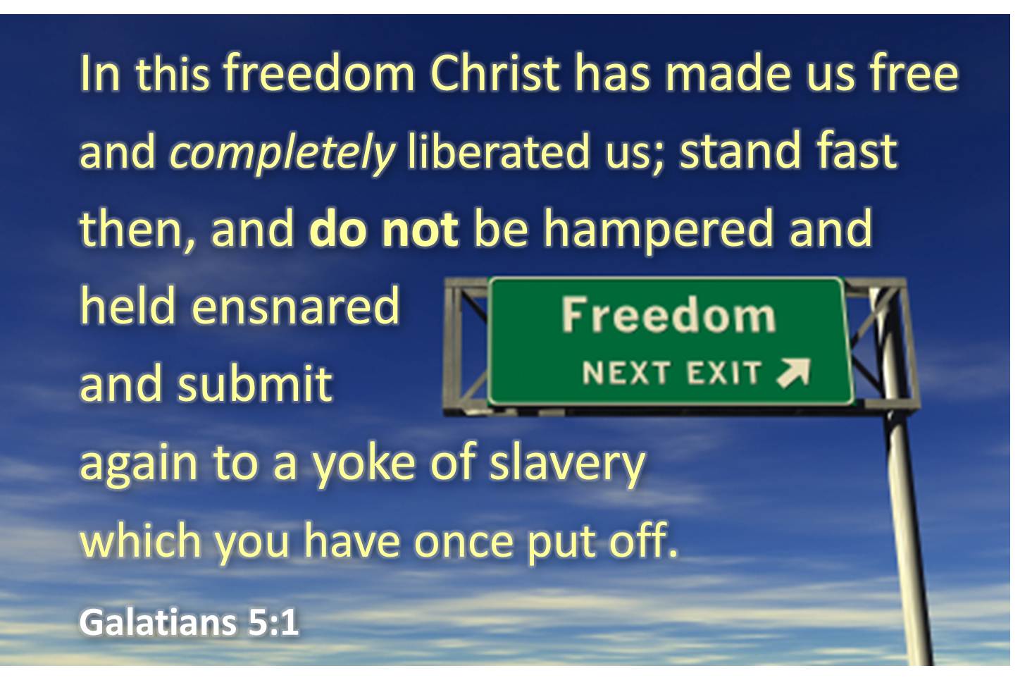 The Latter Days Whom the Son Sets Free