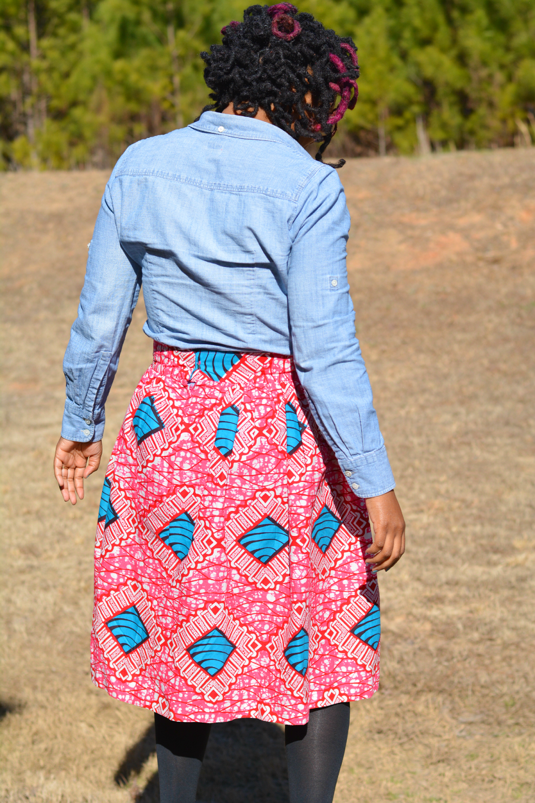 african print ankara skirt