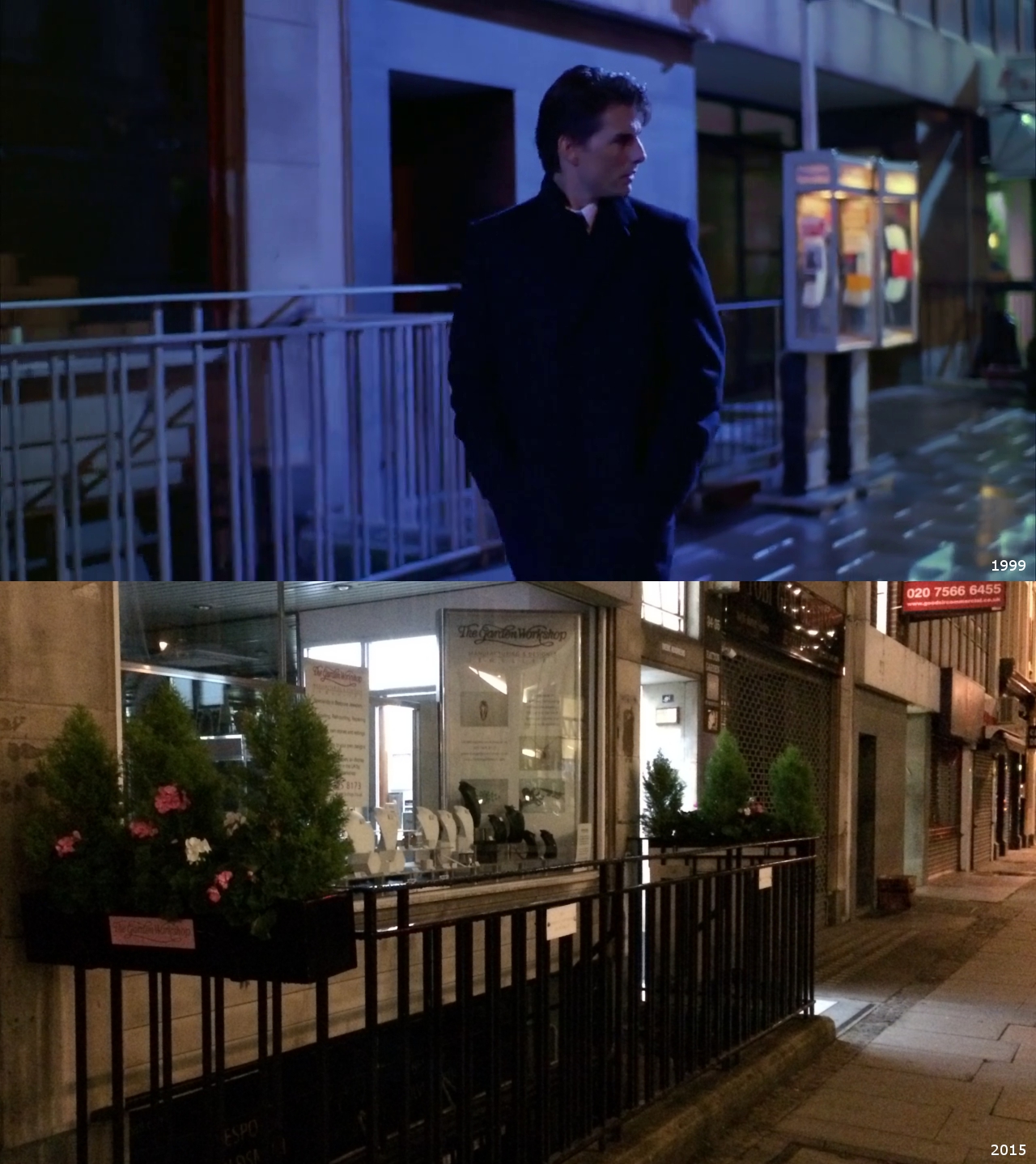 The Cinescapader Visiting Filming Locations of "Eyes Wide Shut" (1999) in London, England, UK