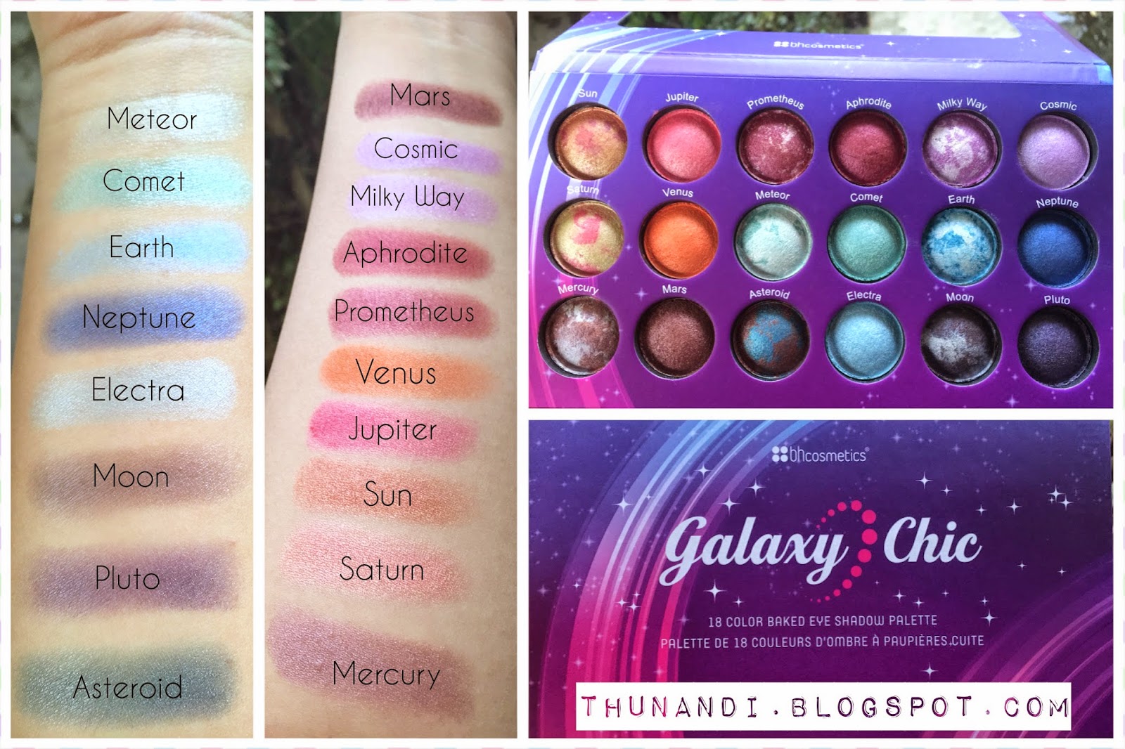 Be your own kind of Beautiful GALAXY CHIC Baked Eye Shadow Palette