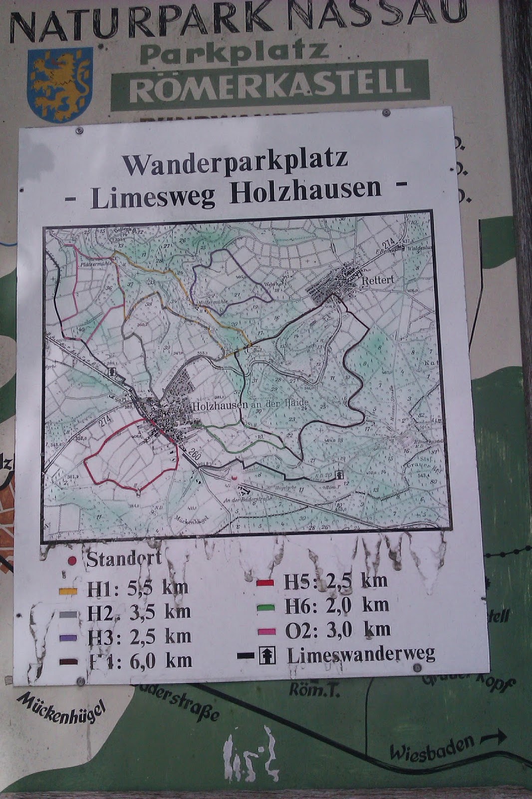 Naturpark Nassau Wander routes bicycle path lanes