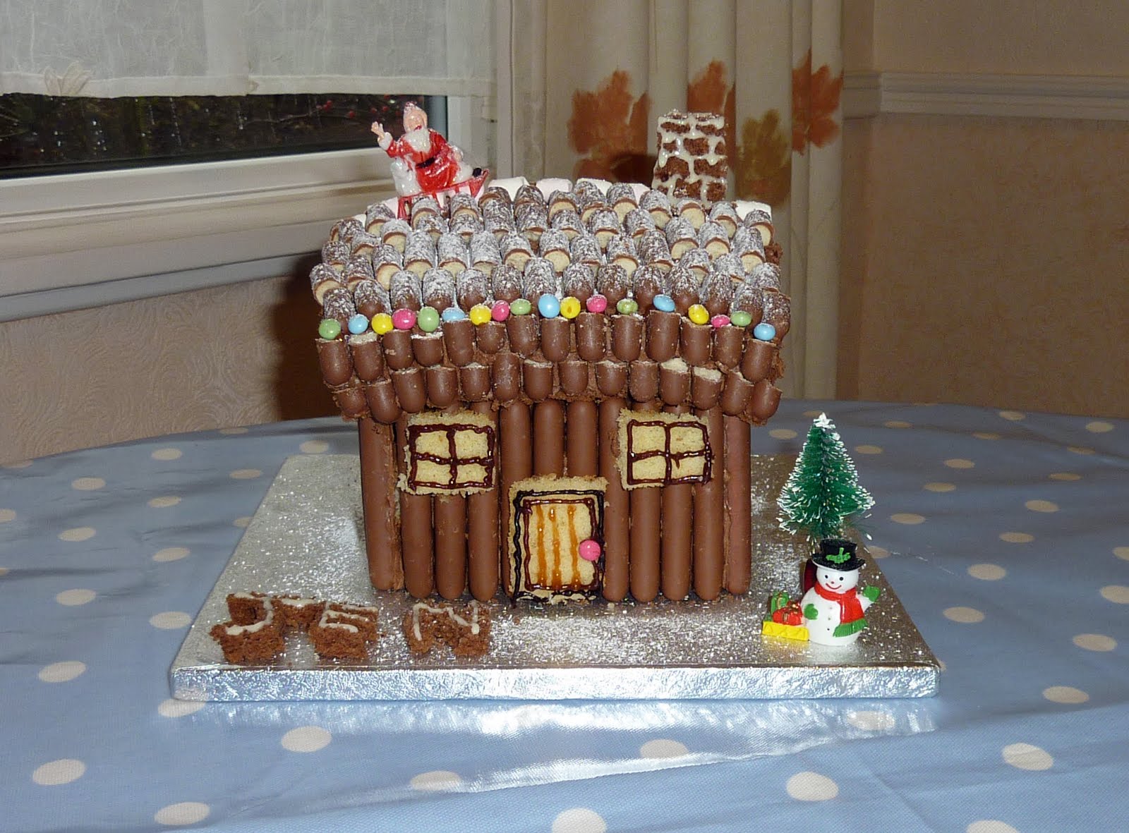 Pins And Needles Please Log Cabin Cake