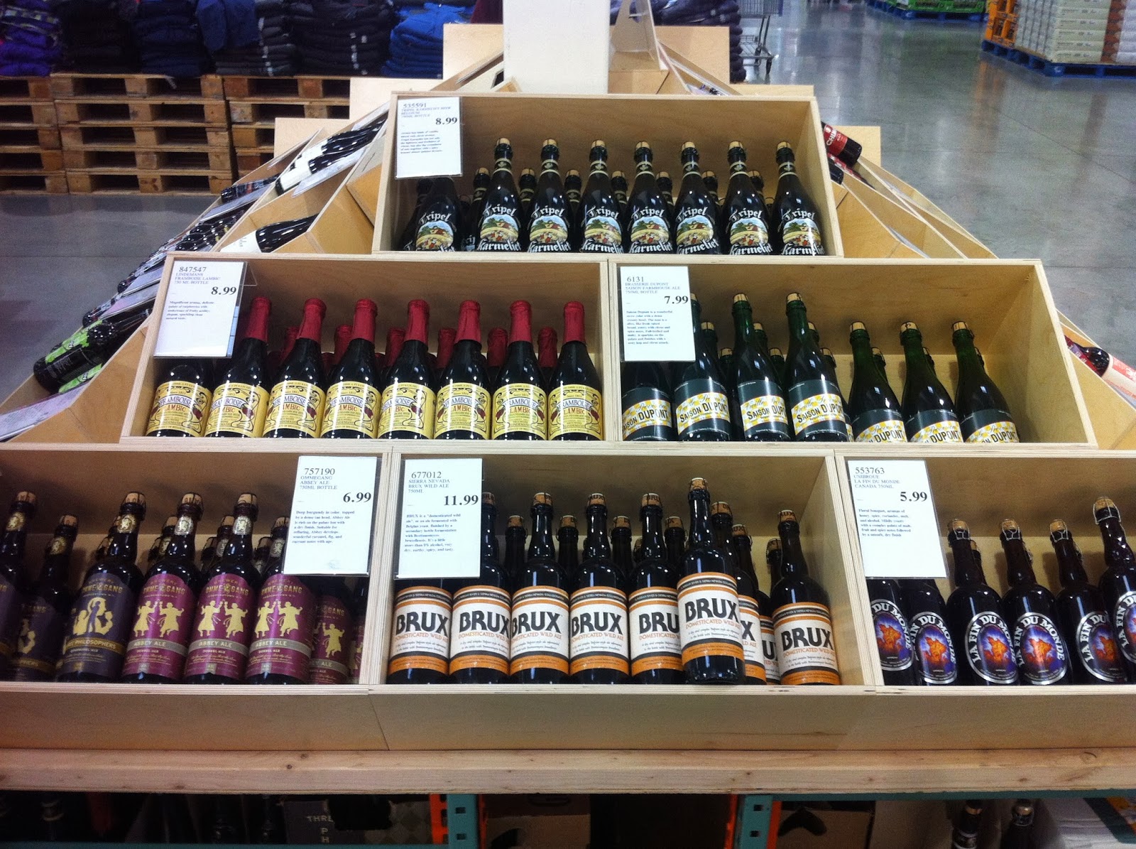 Ann Arbor Costco Craft Beer and BBQ Brisket Sandwich