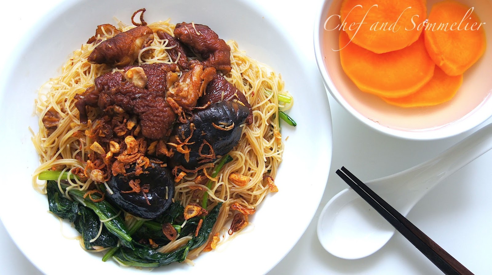 Chef and Sommelier Braised Pork Trotters Bee Hoon