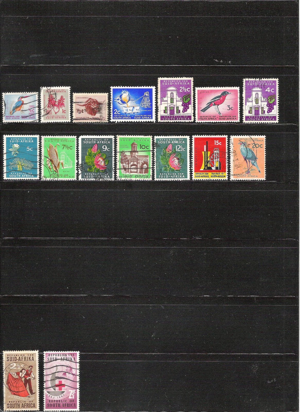 My Postage Stamps Collection South African Stamps