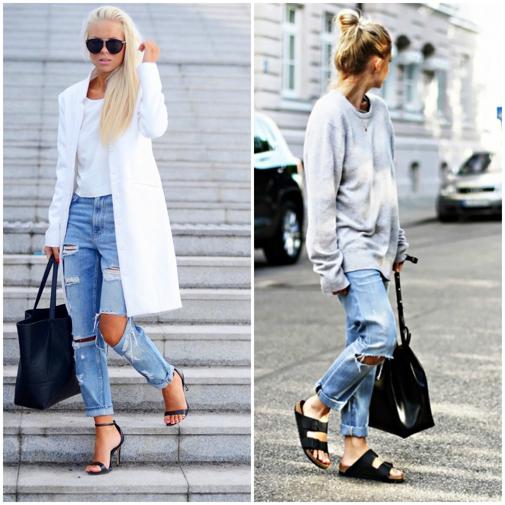 ripped boyfriend jeans - top uk fashion blog trends 2014 street style outfits 