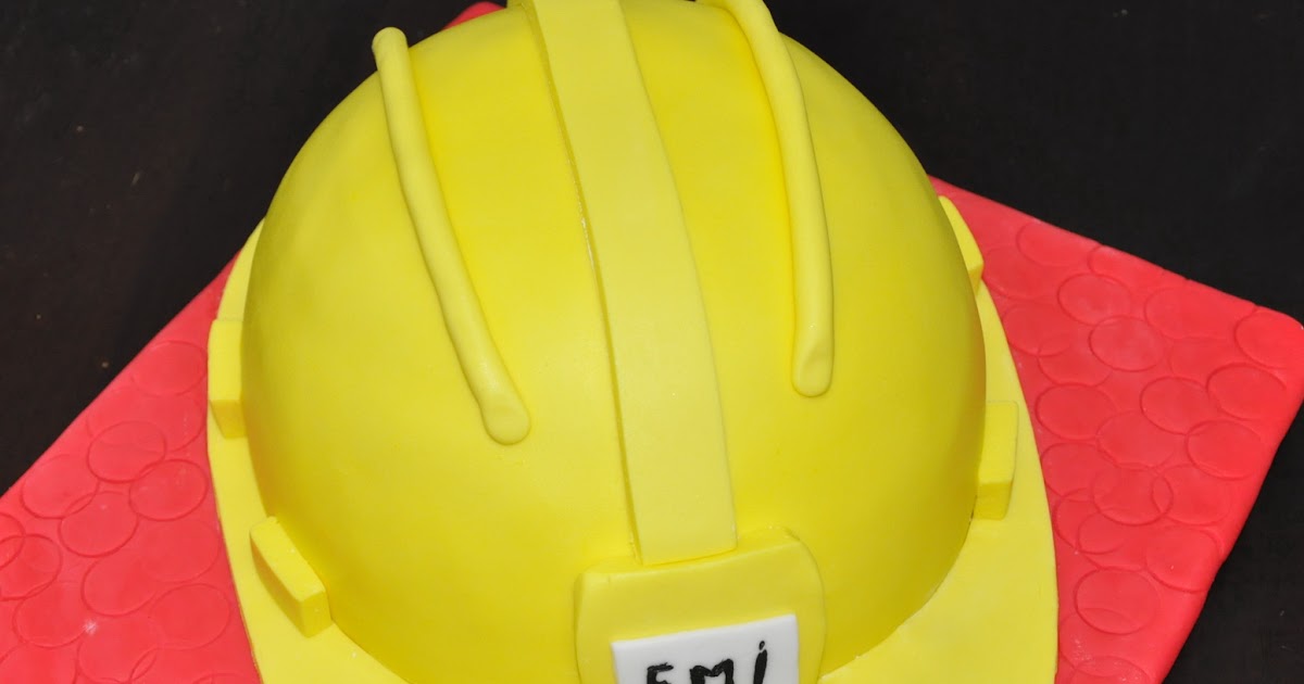 giovanna's cakes Engineer helmet cake