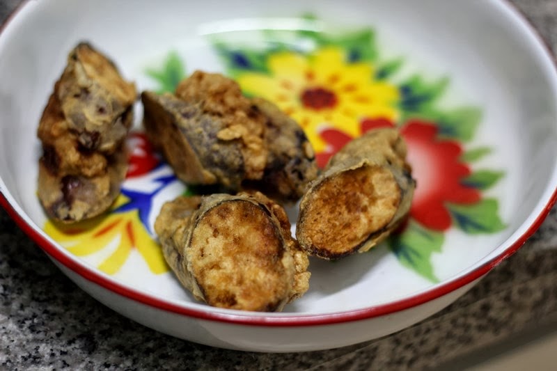 Nasi Lemak Lover Chinese Crispy Fried Stuffed Eggplants 炸香酥酿茄子