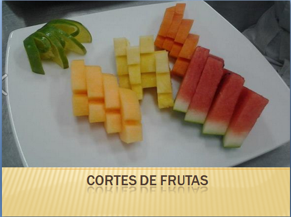 Cortes De Verduras Y Frutas Pdf