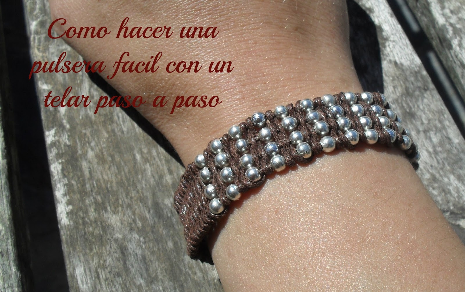 como hacer una pulsera tejida paso a paso