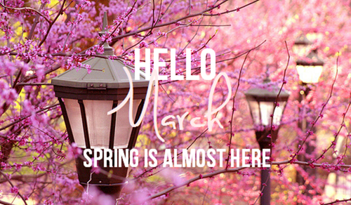 Hello, March: Spring is almost here