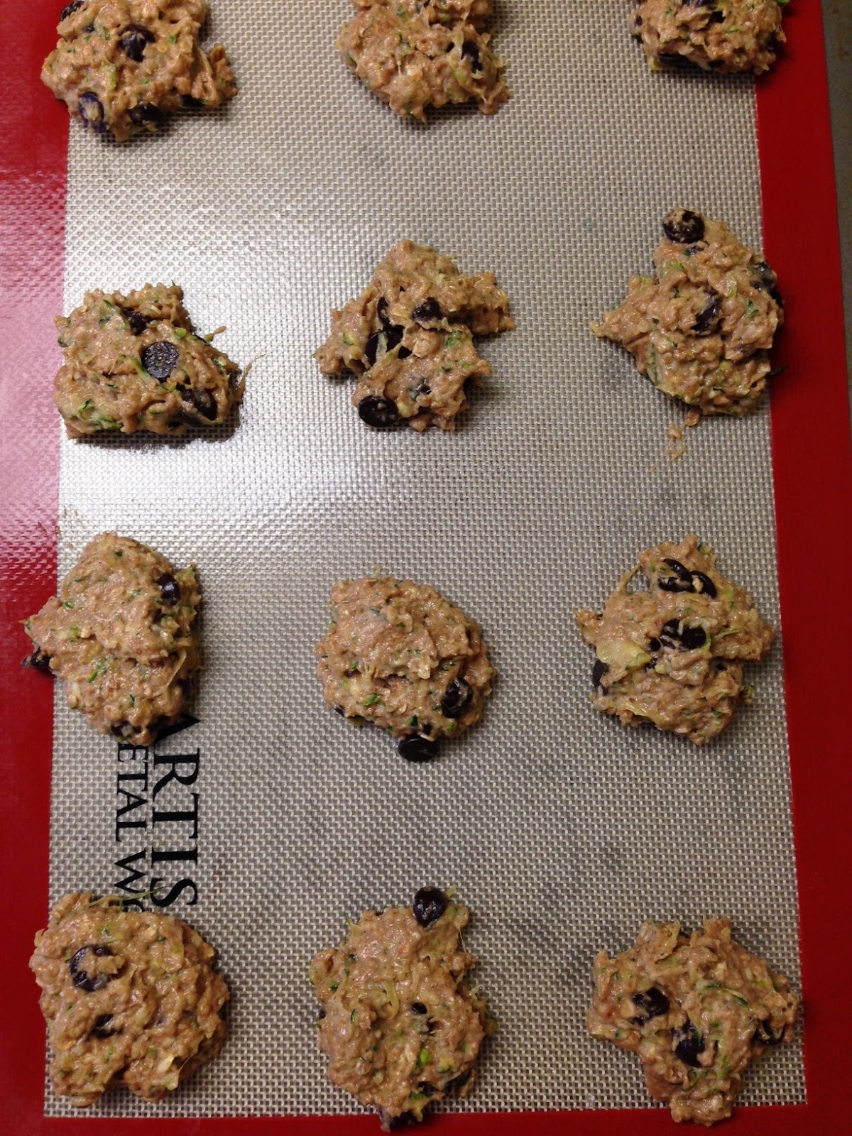 Minor Numbers Chocolate Chip Zucchini Cookies