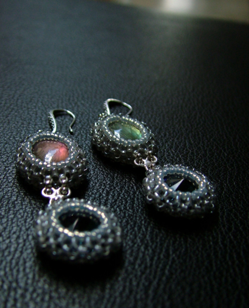 DIY Clearly Helena Gems & Colors Beaded Bezel Gemstone Cab