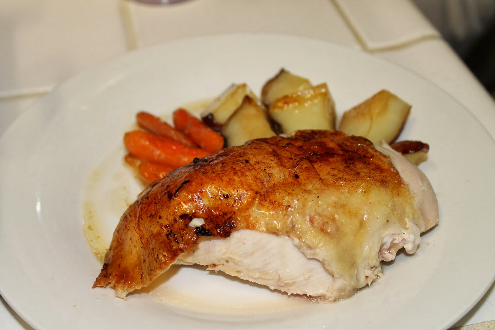 The Crystal Dish One Pot Roasted Chicken Dinner