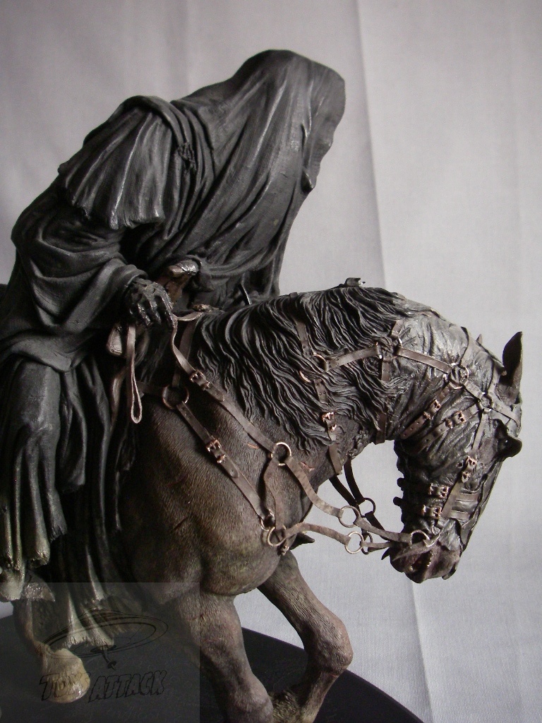 SIDESHOW WETA LORD OF THE RINGS NAZGUL RINGWRAITH ON STEED STATUE