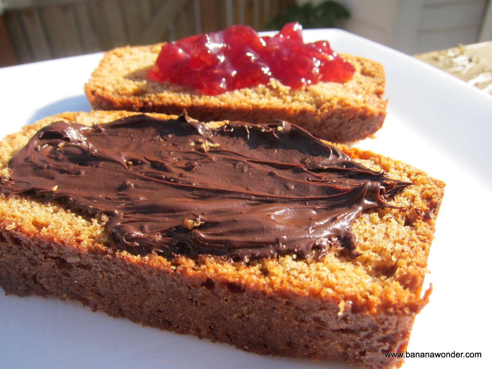 Banana Wonder Peanut Butter Buttermilk Bread