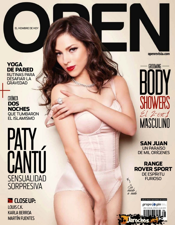 Paty Cantu en la Revista Open Julio 2013