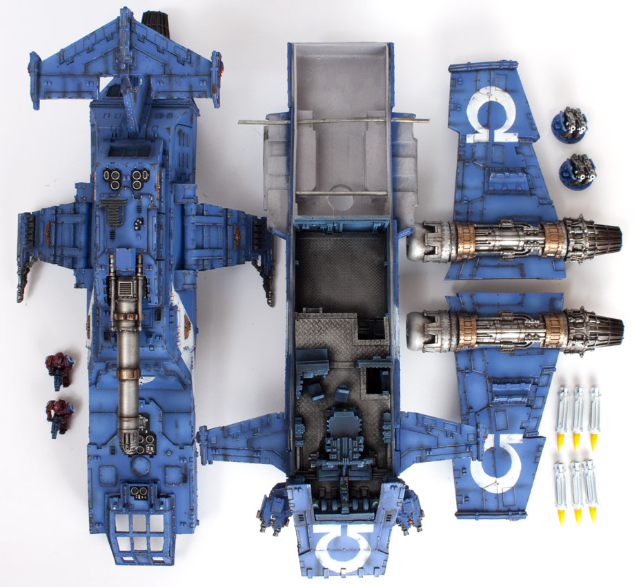 warhammer 40000 space marines thunderhawk gunship miniature warhammer 40000 space marines thunderhawk gunship miniature