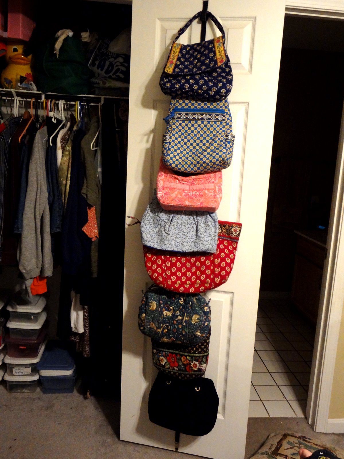 Main Musings Hanging Purse Rack