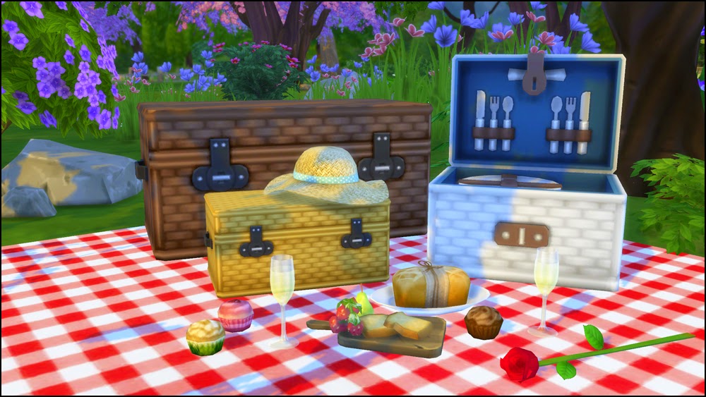 My Sims 4 Blog Picnic Set by Martine