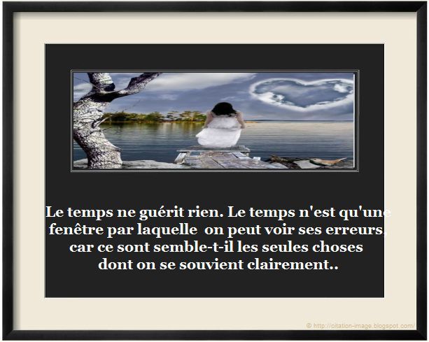 Drunkethic Une citation sur le temps en image