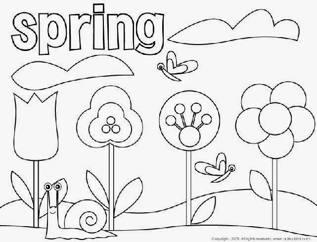 Spring Coloring Sheets | Free Coloring Pictures Spring Coloring Sheets | Free Coloring Pictures
