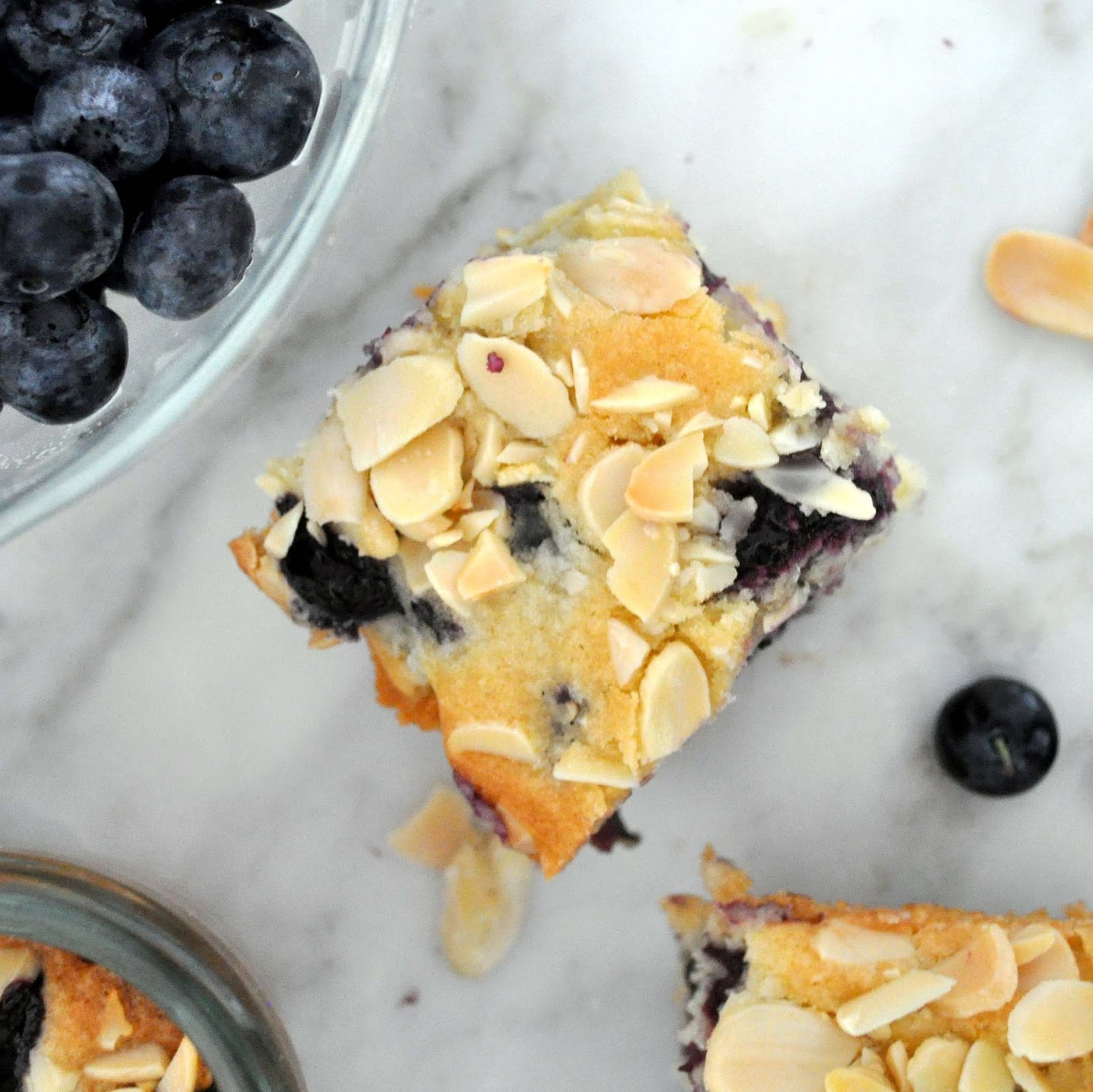 Cooking with Manuela BlueberryAlmond Coffee Cake Recipe