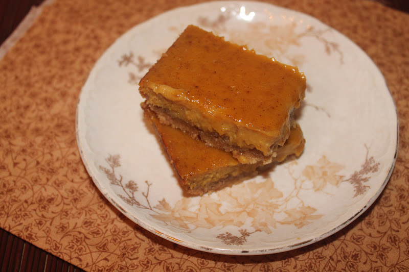 Savory Moments Delicata squash and hazelnut shortbread bars