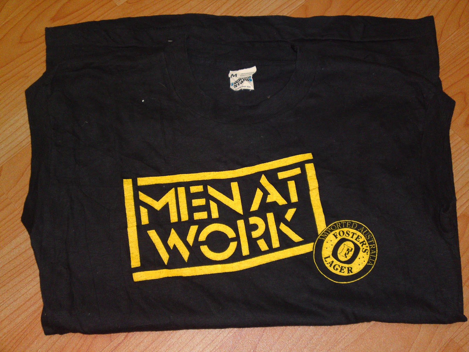 men at work band t shirt