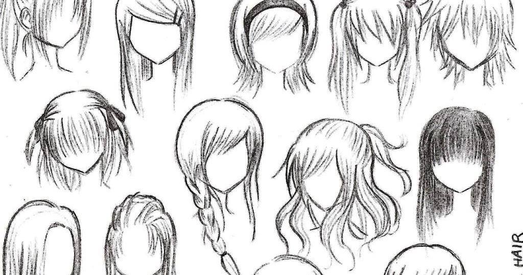 Sketchie's Chobots Blog: Anime Girl Hair