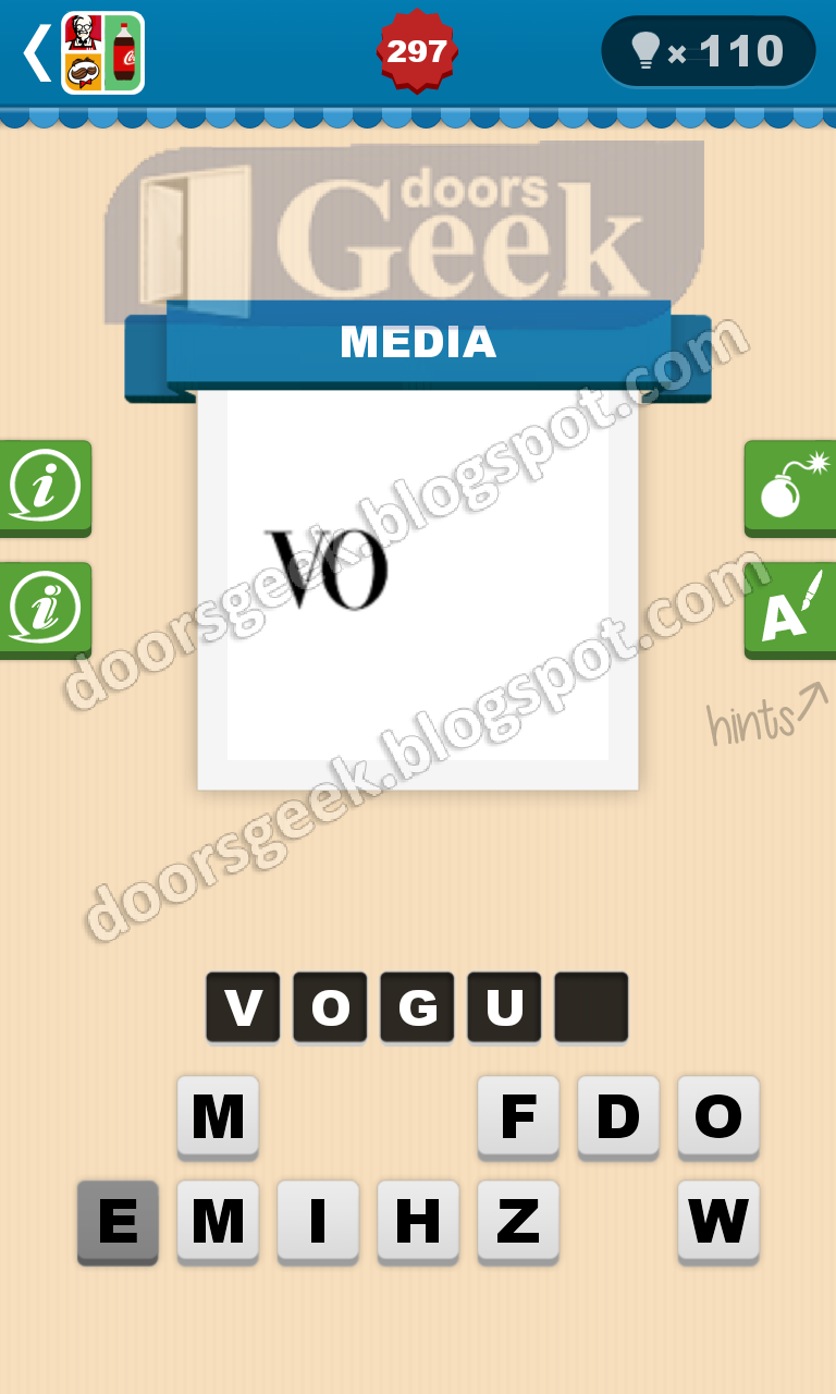 Guess The Brand Level 297 Doors Geek