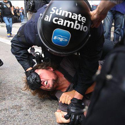 Represión a estudiantes en Valencia - Estado Palizial  Mara+Mira