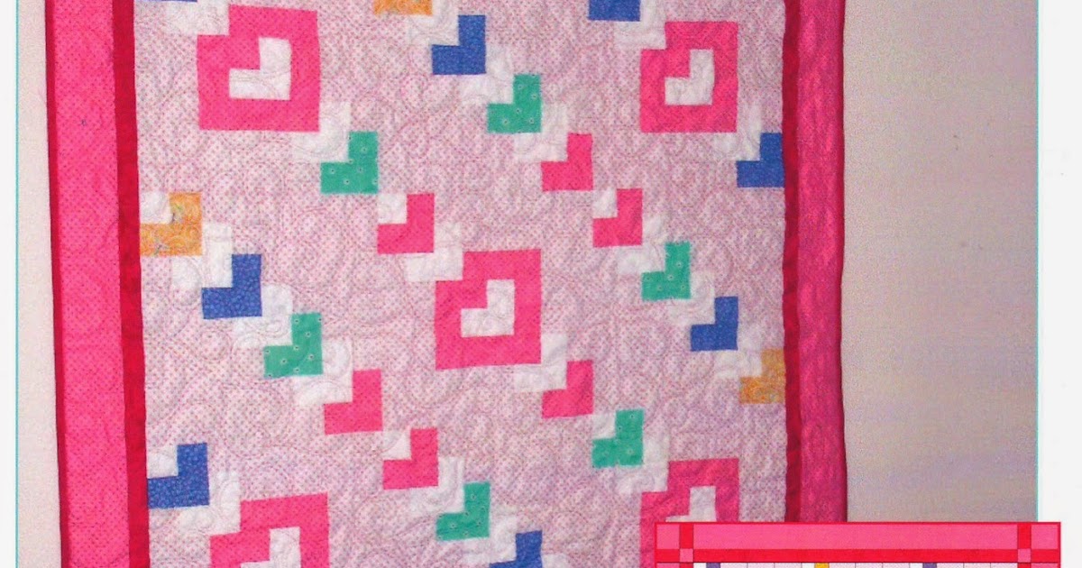 The Joy of Sewing...and Quilting, Too! Chain of Hearts Baby Quilt