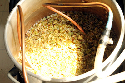 Hop stand addition of Columbus, Nelson Sauvin, and Simcoe. Hop stand addition of Columbus, Nelson Sauvin, and Simcoe.