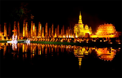 Loy Kra Thong festival, Sukhothai