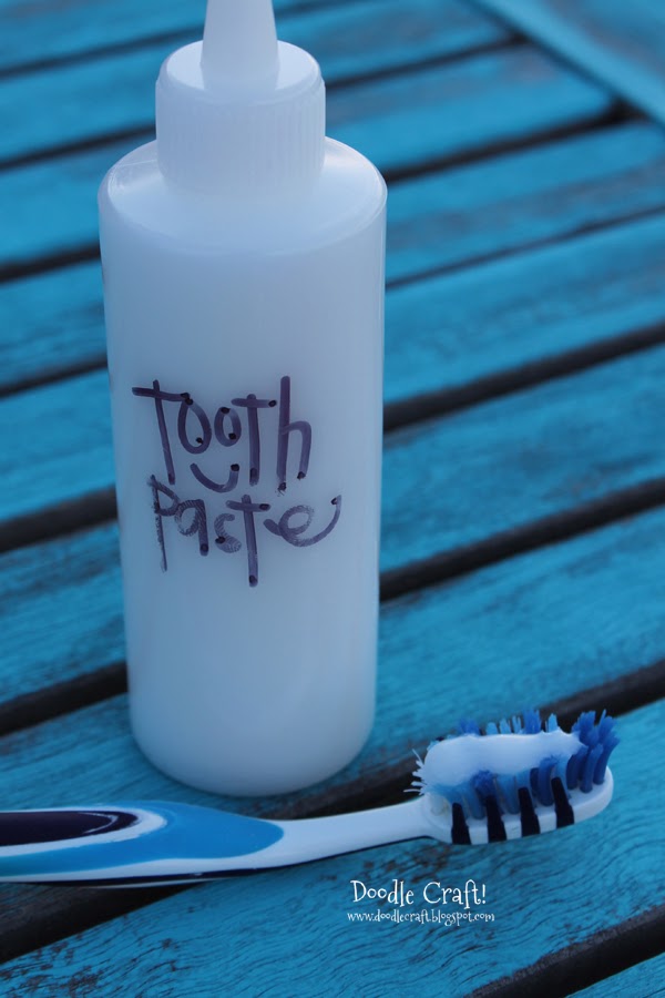 Doodlecraft Homemade Teeth Whitening Toothpaste!