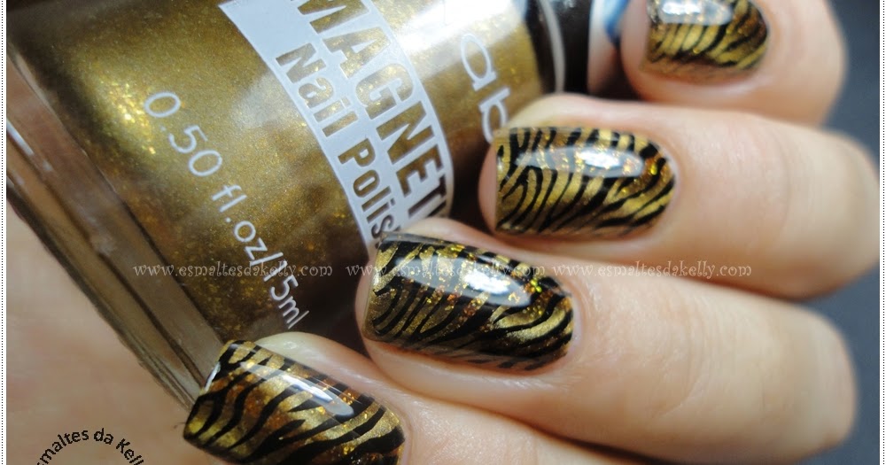 Esmaltes da Kelly Tiger Nails Animal Print