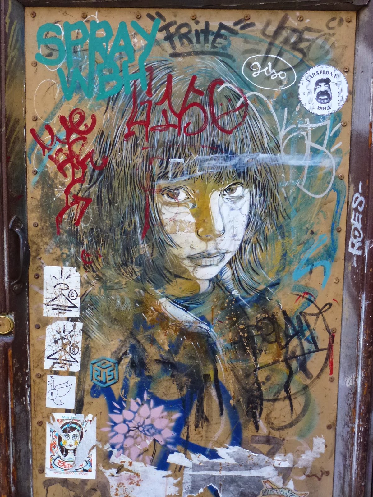 Streetart, Urbanart, Graffiti, Stencil