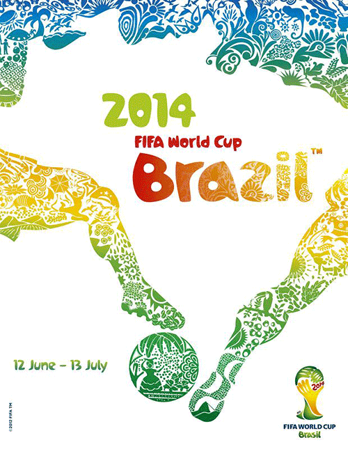 Gambar Animasi Bergerak Piala Dunia 2014 Sepakbola World Cup 