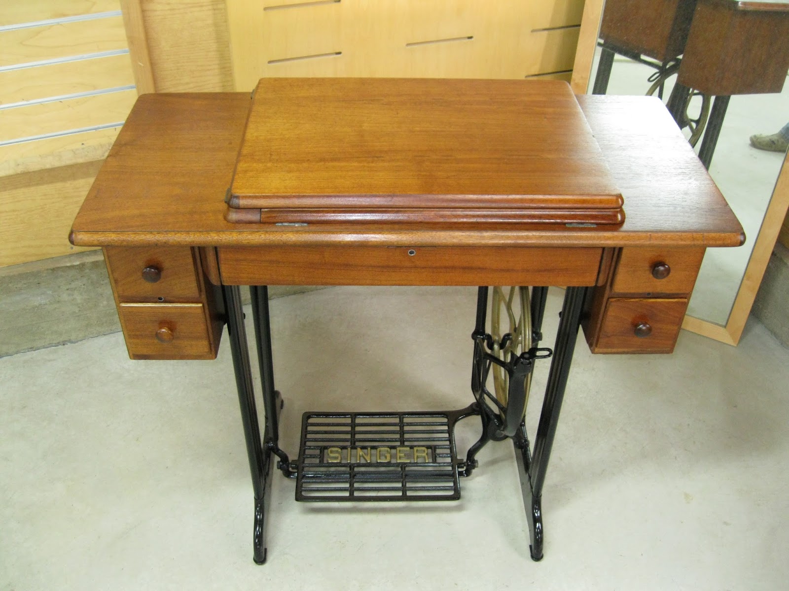 Furious Creation Treadle Sewing Machine Refinish