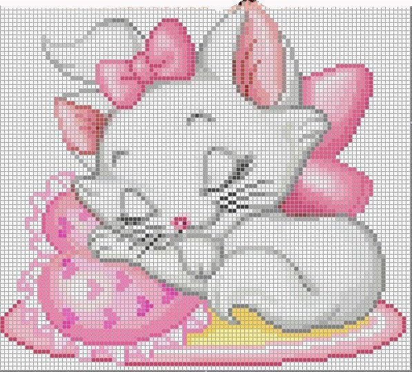 Gatinha Marie Em Ponto Cruz CURIOSA CORUJA PONTO CRUZ: Gatinha Marie